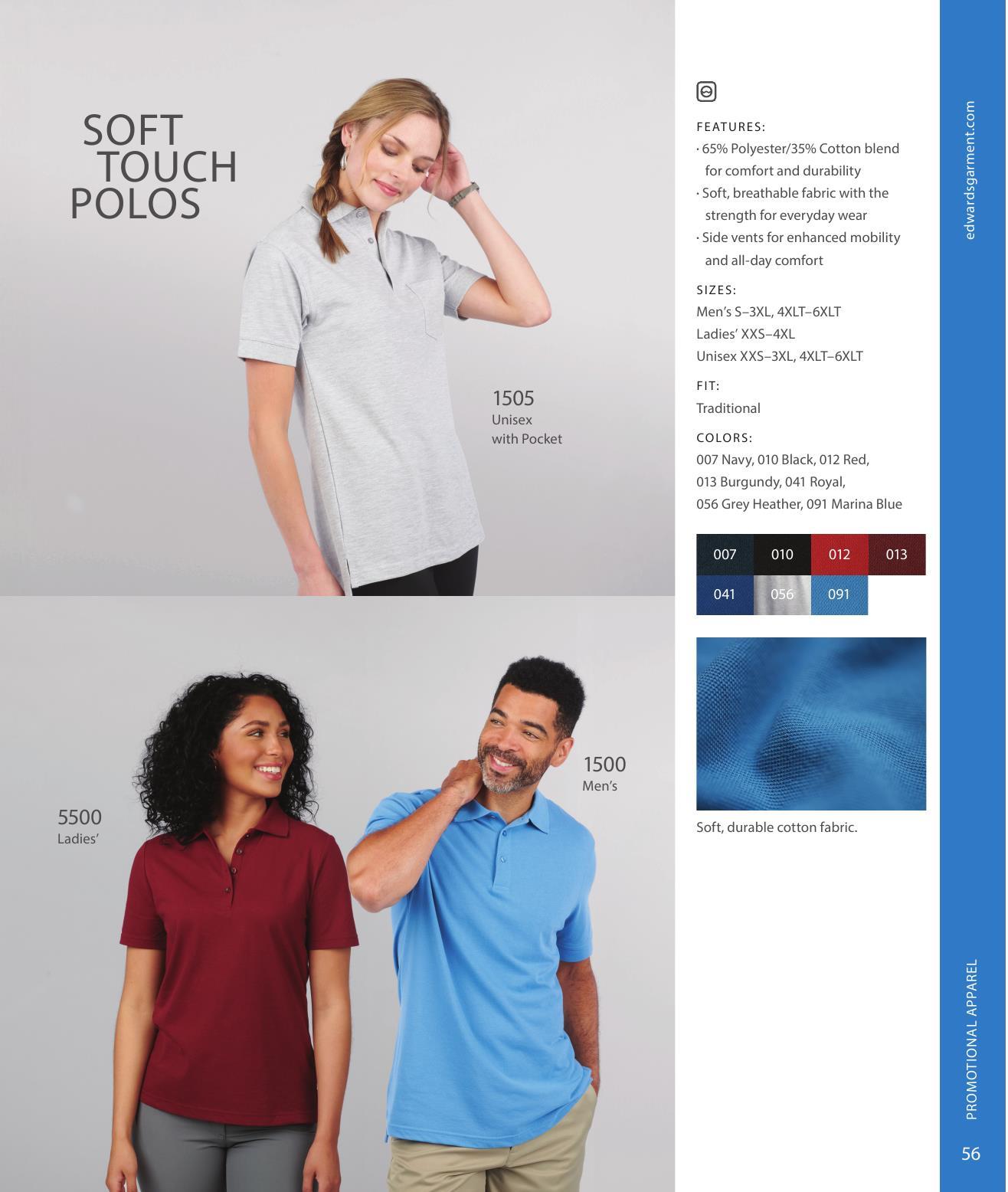 Promo apparel that is great to decorate and include in event and spot buy business