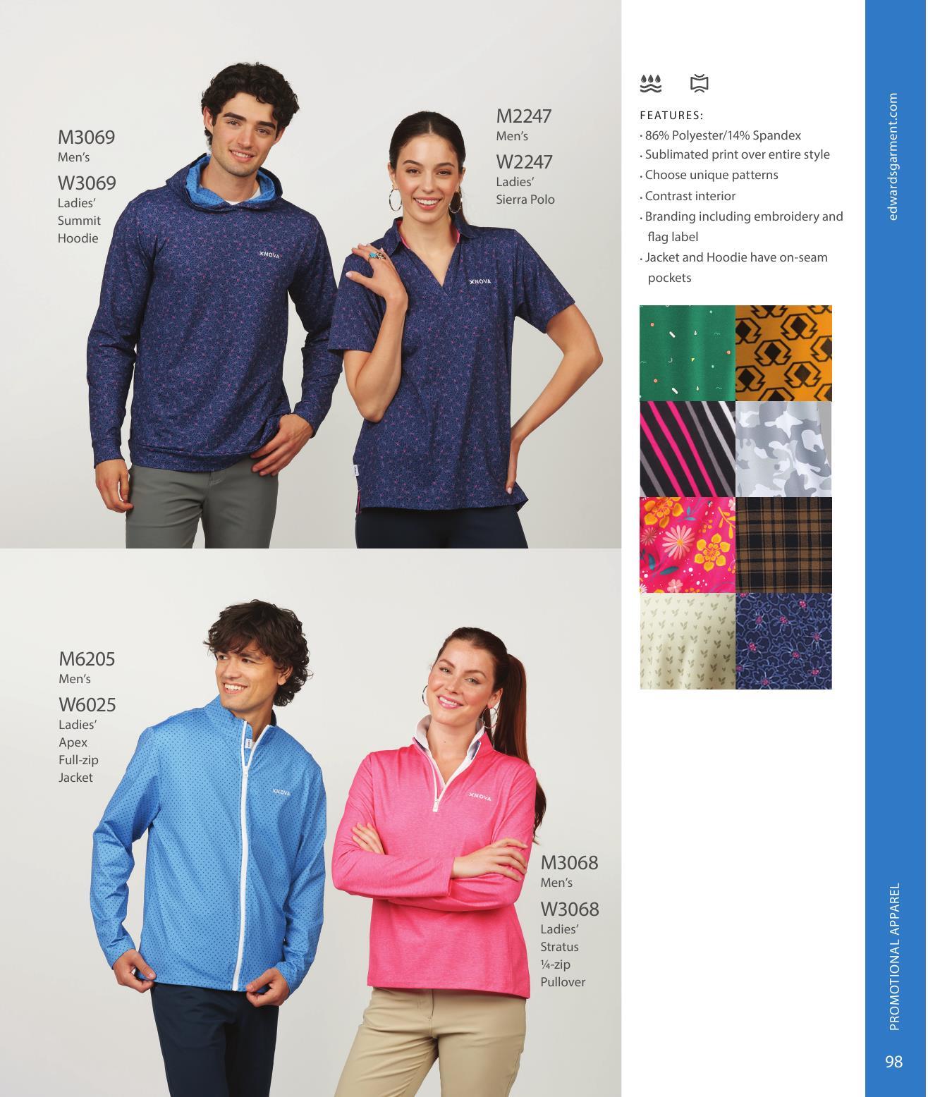 Promo apparel that is great to decorate and include in event and spot buy business