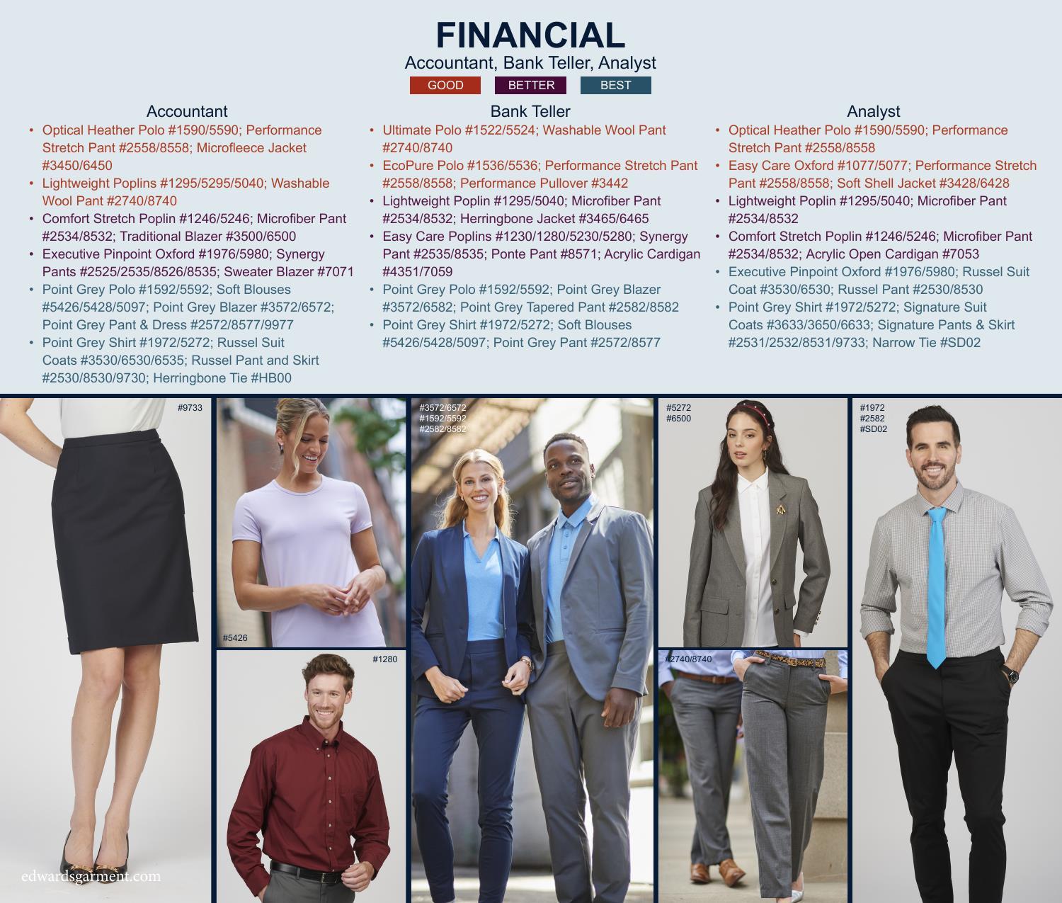 Looking to expand your book of business?  Let our industry uniform lookbook be your guide!