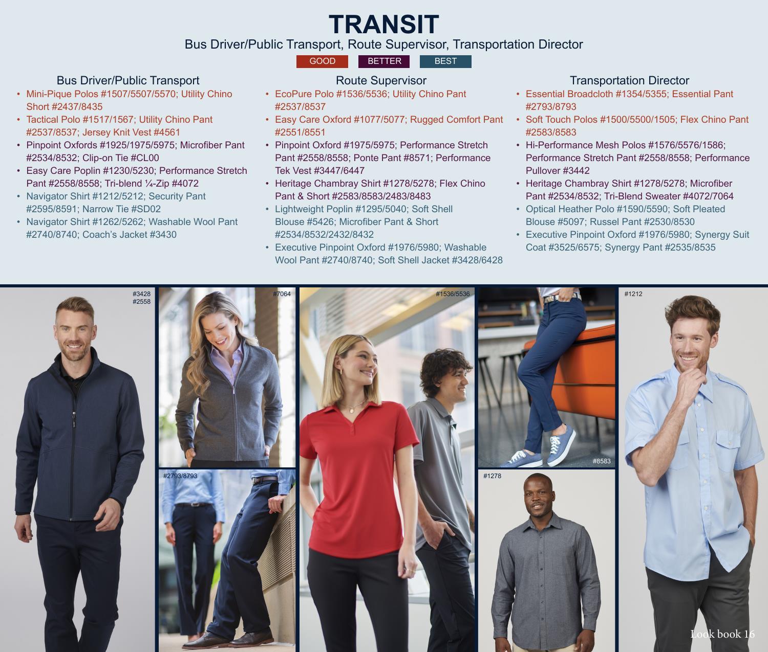 Looking to expand your book of business?  Let our industry uniform lookbook be your guide!