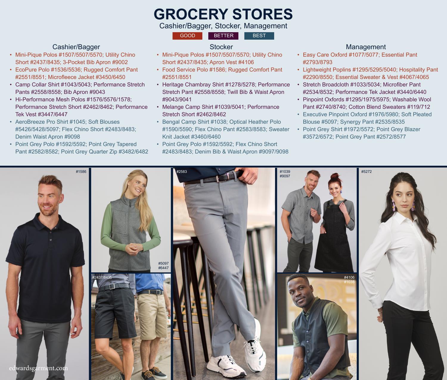 Looking to expand your book of business?  Let our industry uniform lookbook be your guide!