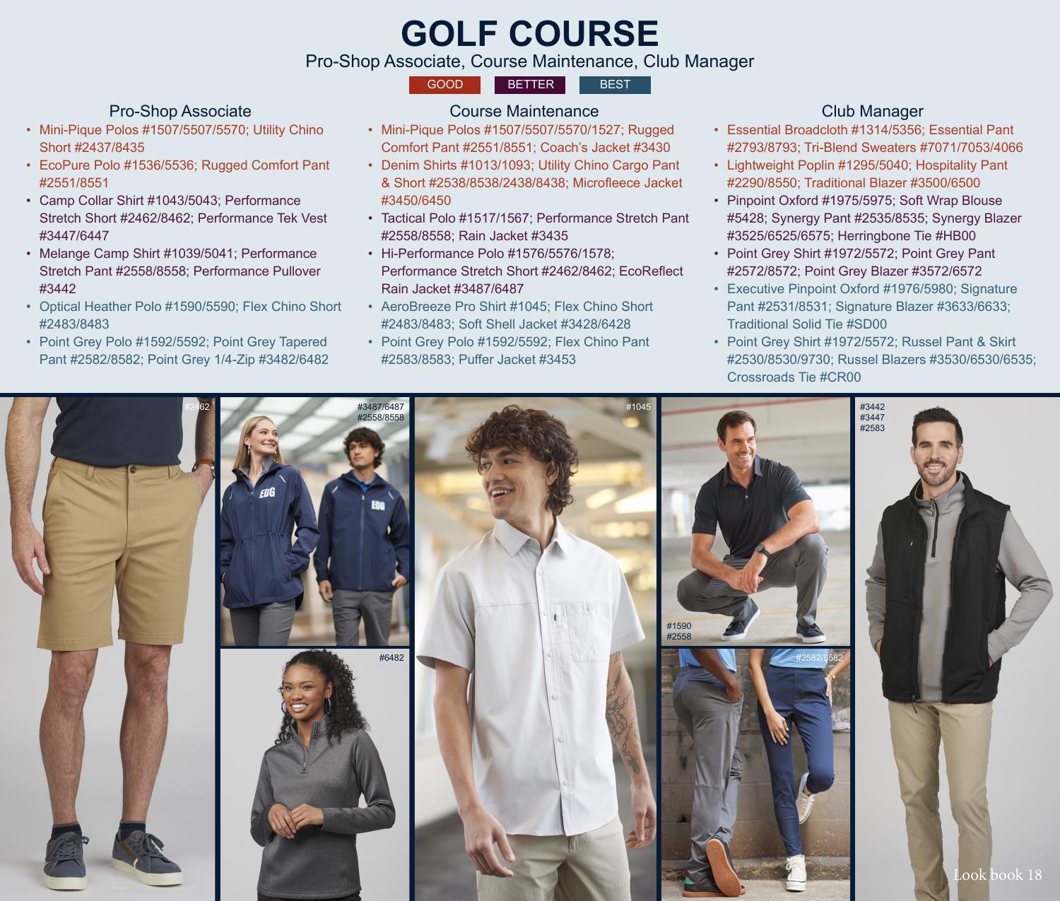 Looking to expand your book of business?  Let our industry uniform lookbook be your guide!