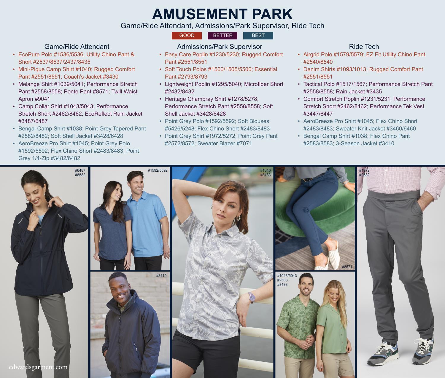 Looking to expand your book of business?  Let our industry uniform lookbook be your guide!
