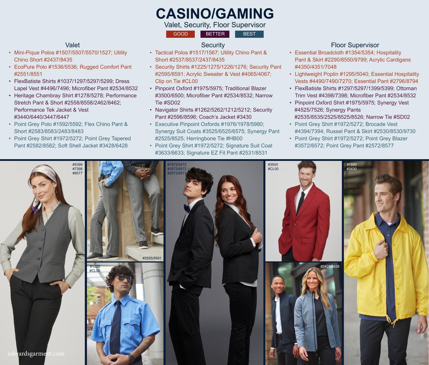 Looking to expand your book of business?  Let our industry uniform lookbook be your guide!