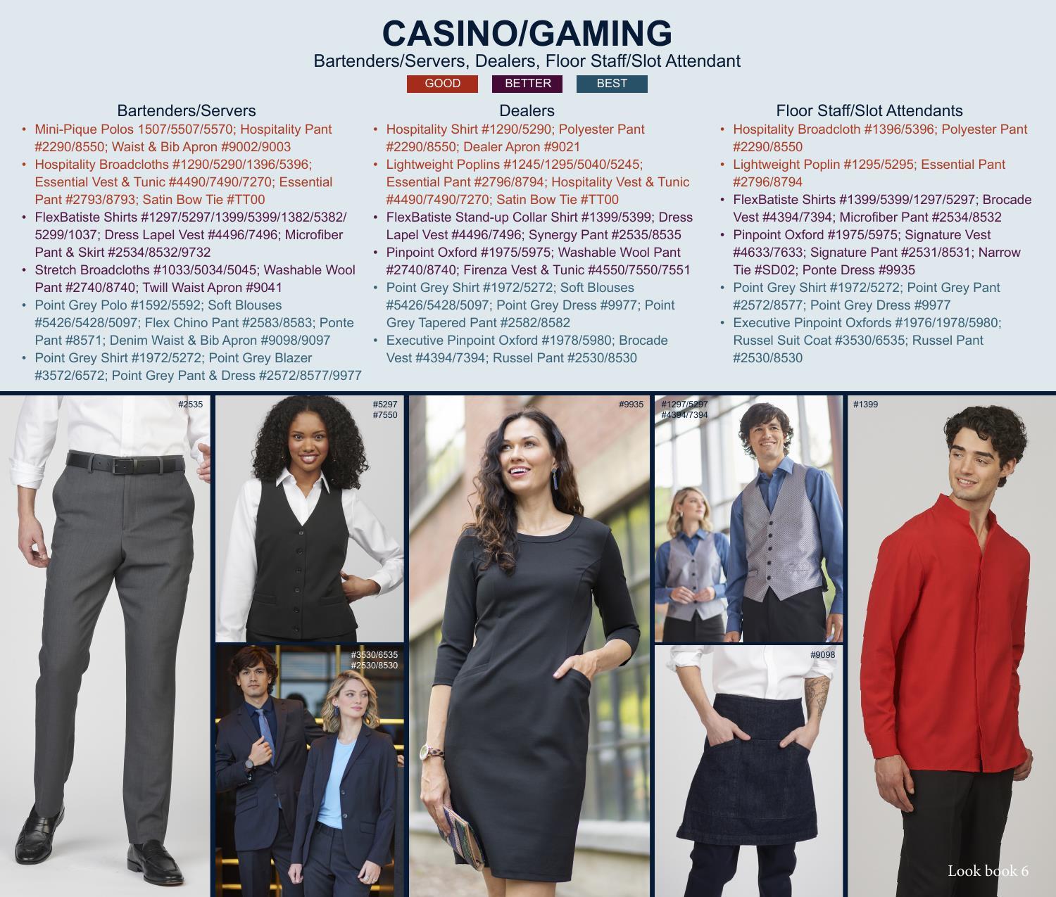 Looking to expand your book of business?  Let our industry uniform lookbook be your guide!