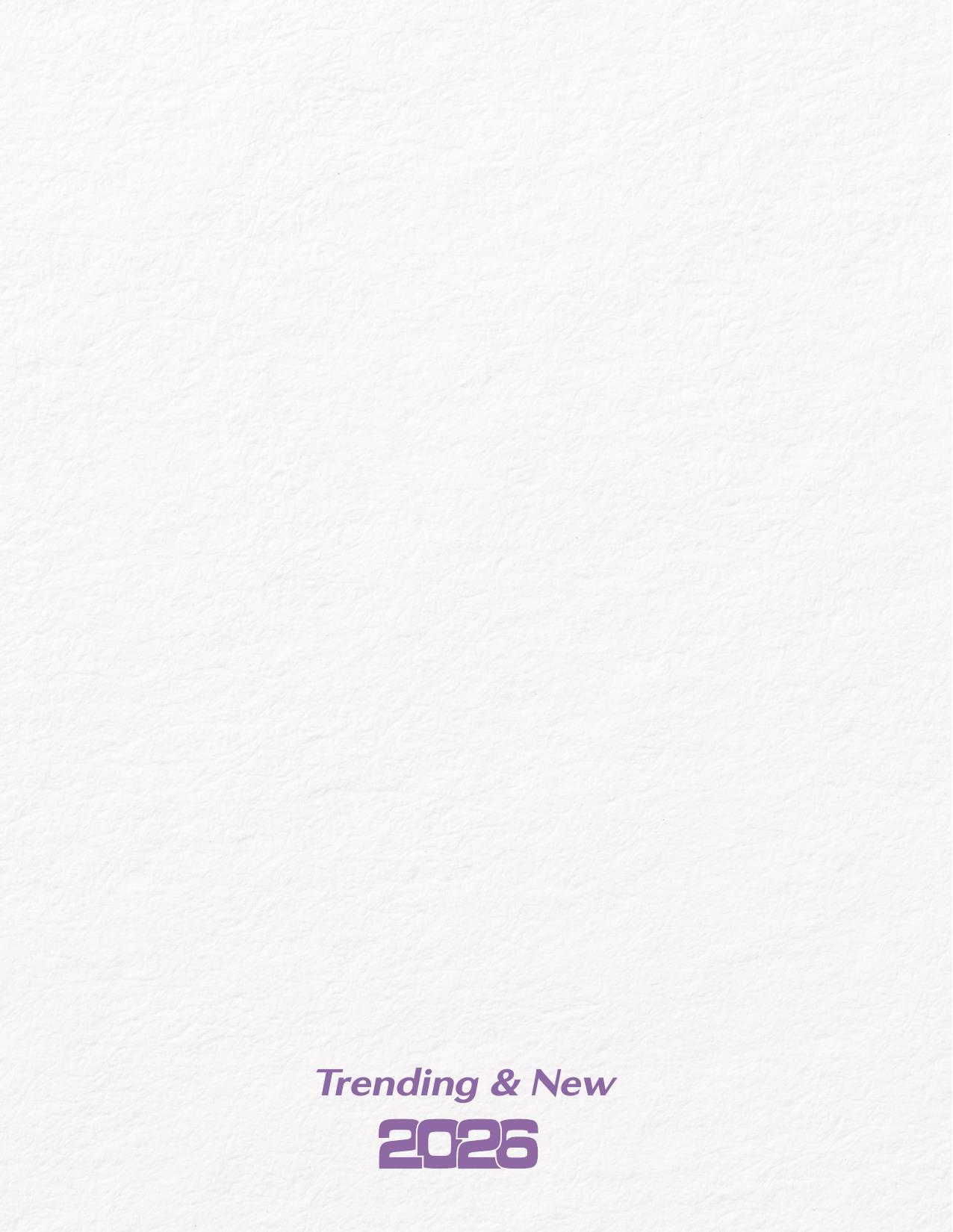 2026 New &amp; Trending Catalog Unbranded