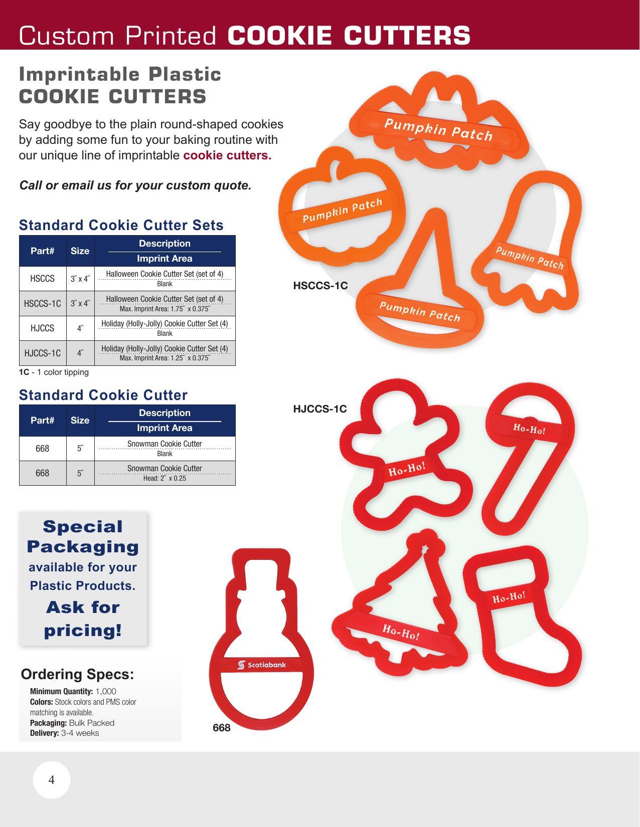 Cookie Cutters &amp; Cookie Presses Catalog - Unbranded - Browse through our catalogue of cookie cutters