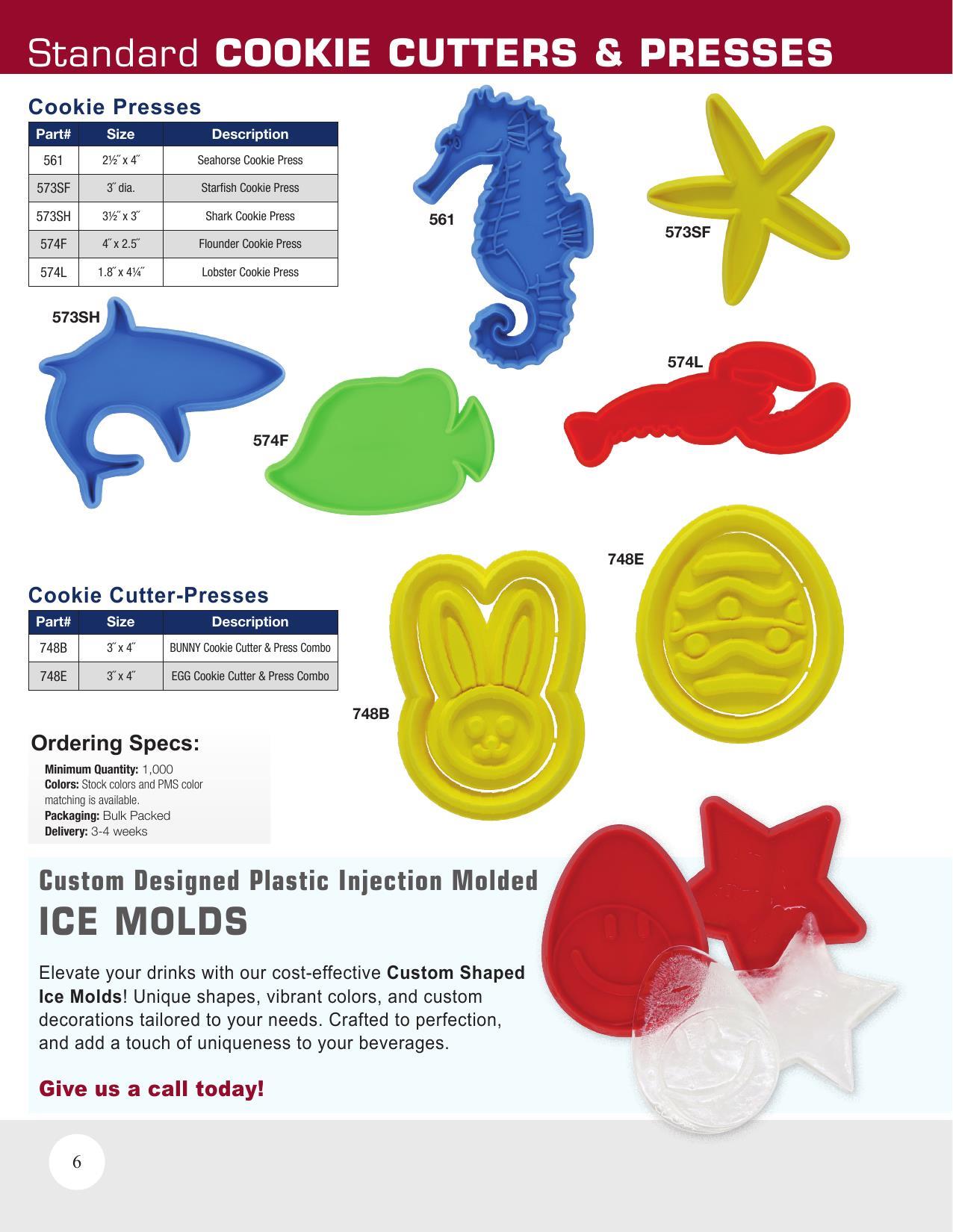 Cookie Cutters &amp; Cookie Presses Catalog - Unbranded - Browse through our catalogue of cookie cutters
