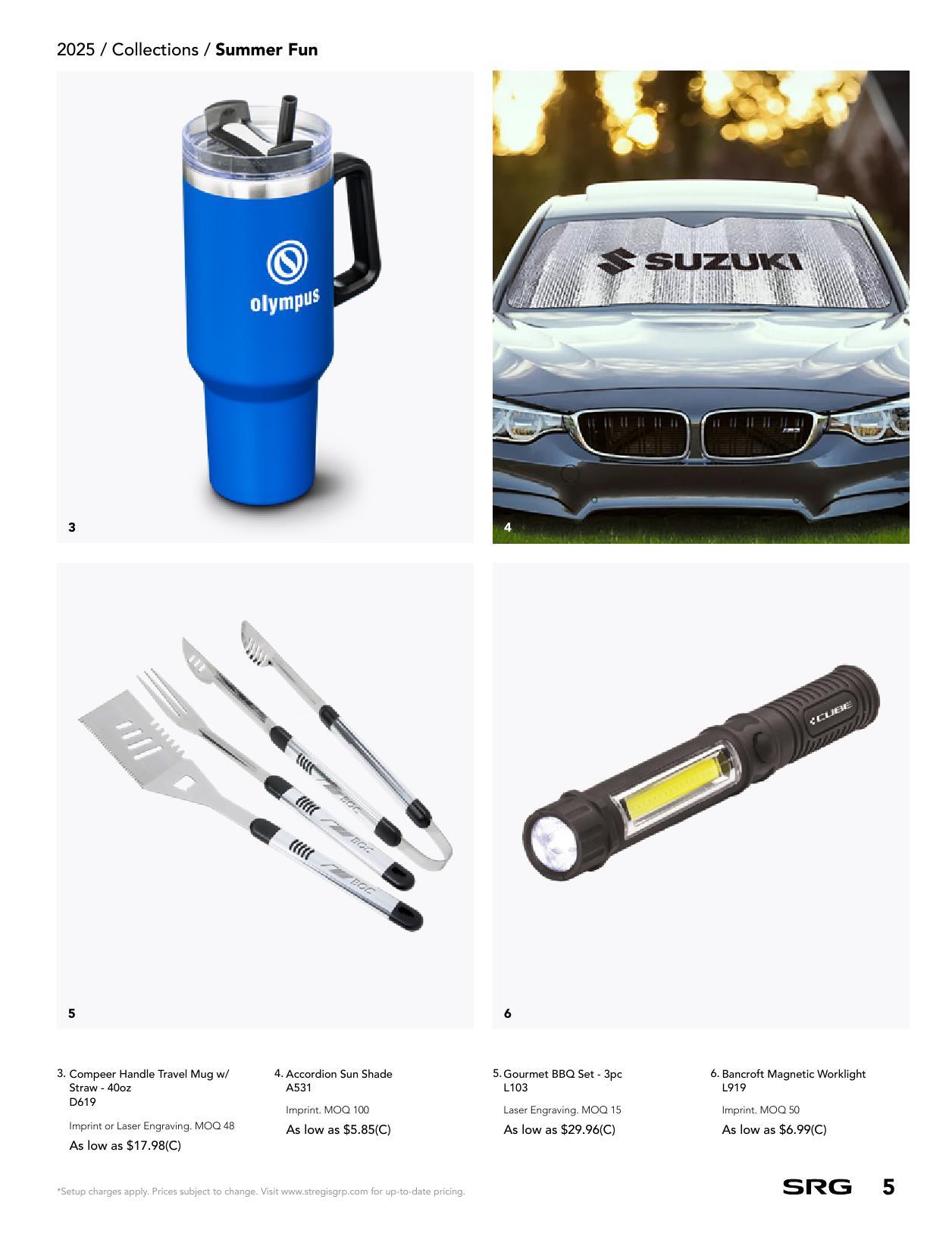 Summer Giftware Collection Branded CA