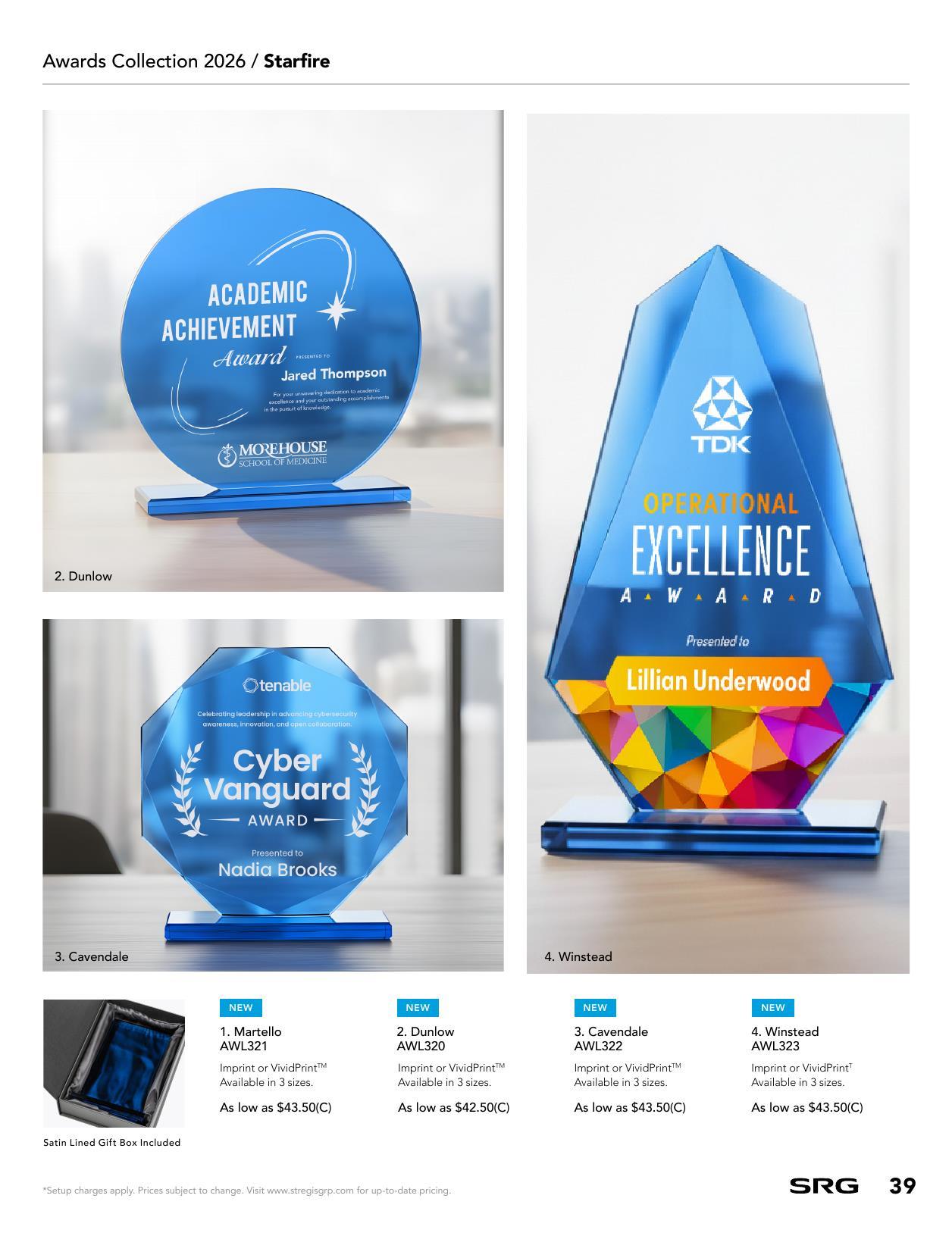 2026 Awards Catalog US Branded
