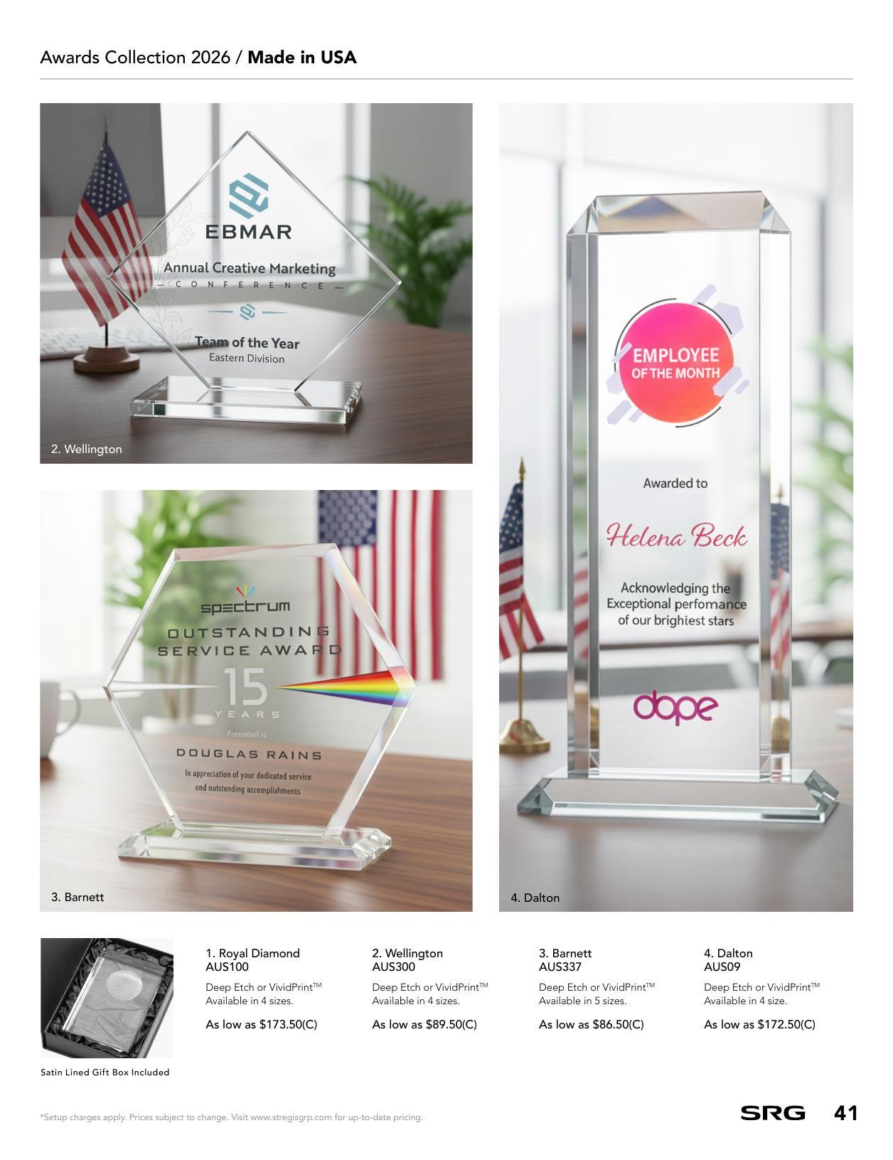 2026 Awards Catalog US Branded