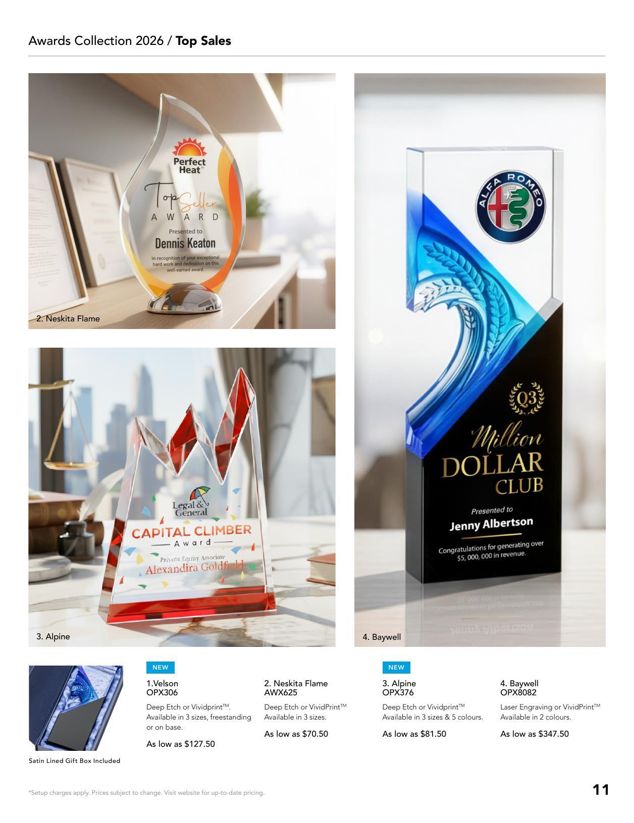 2026 Awards Catalog CA