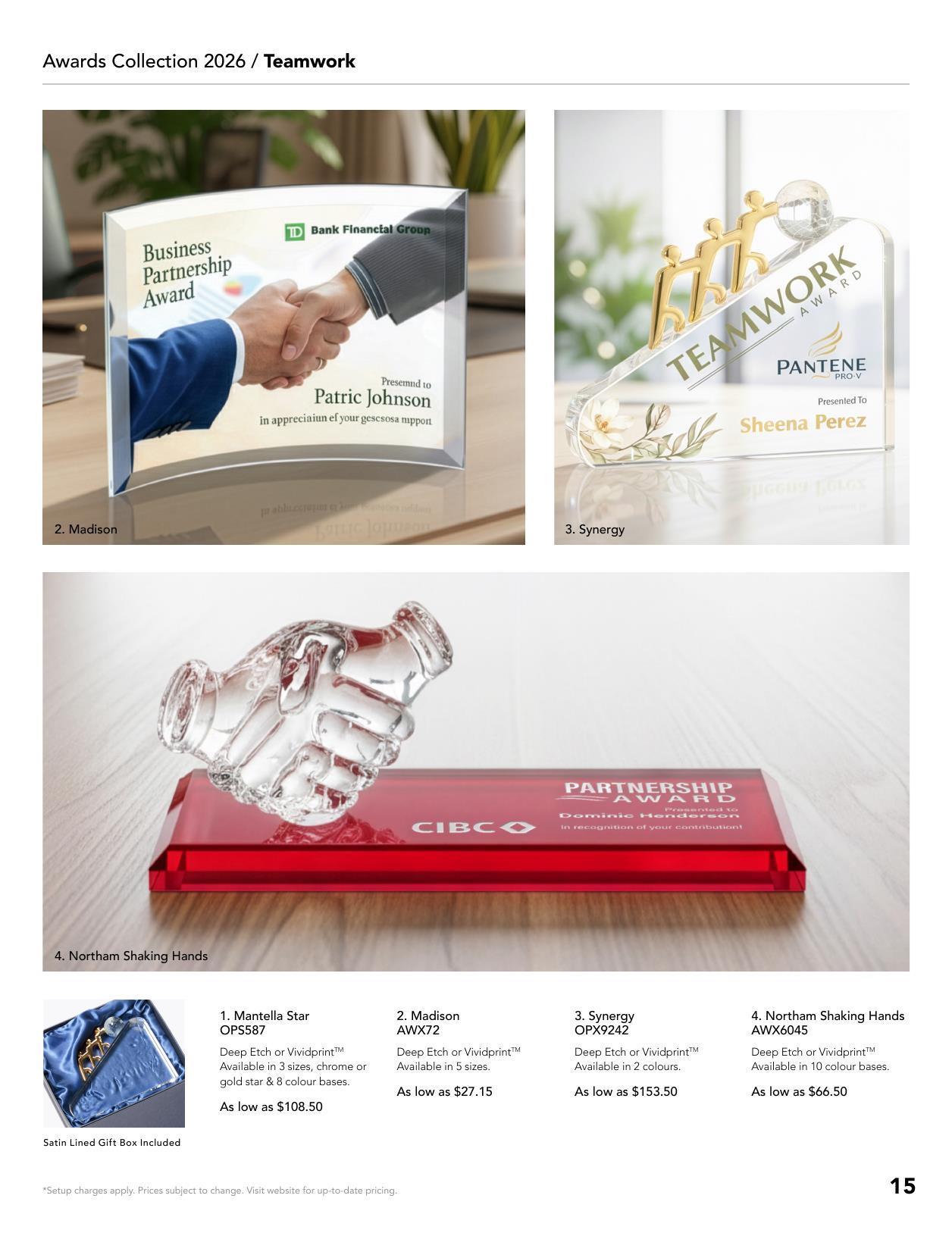 2026 Awards Catalog CA