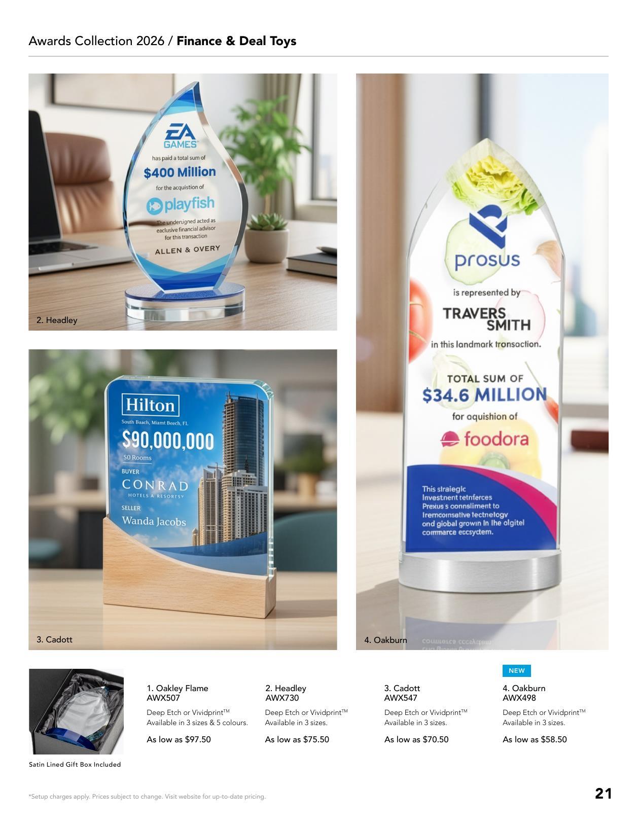 2026 Awards Catalog CA