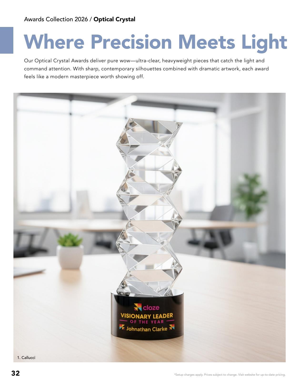 2026 Awards Catalog CA