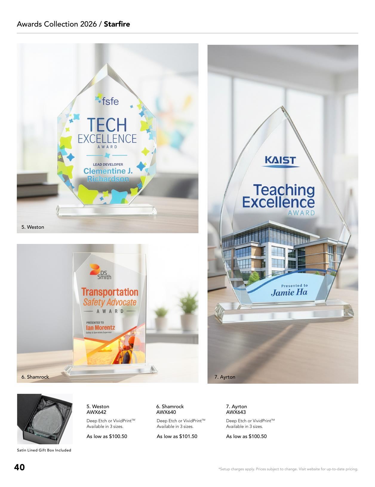 2026 Awards Catalog CA