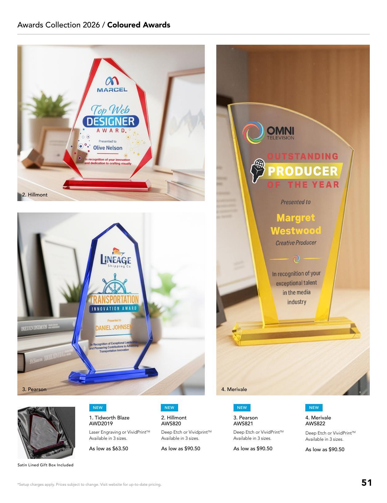 2026 Awards Catalog CA