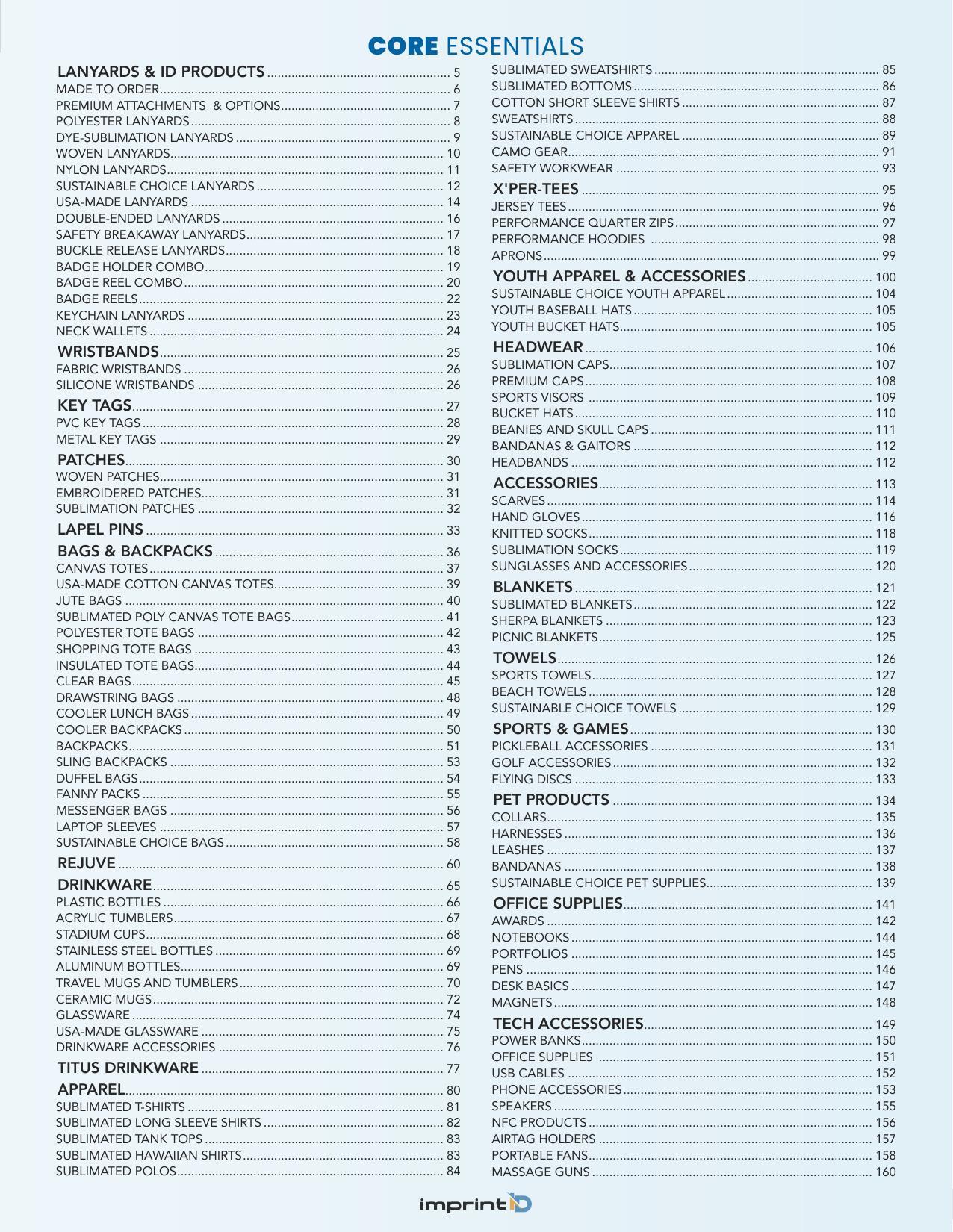 Imprint ID 2026 Full Line Catalog Branded