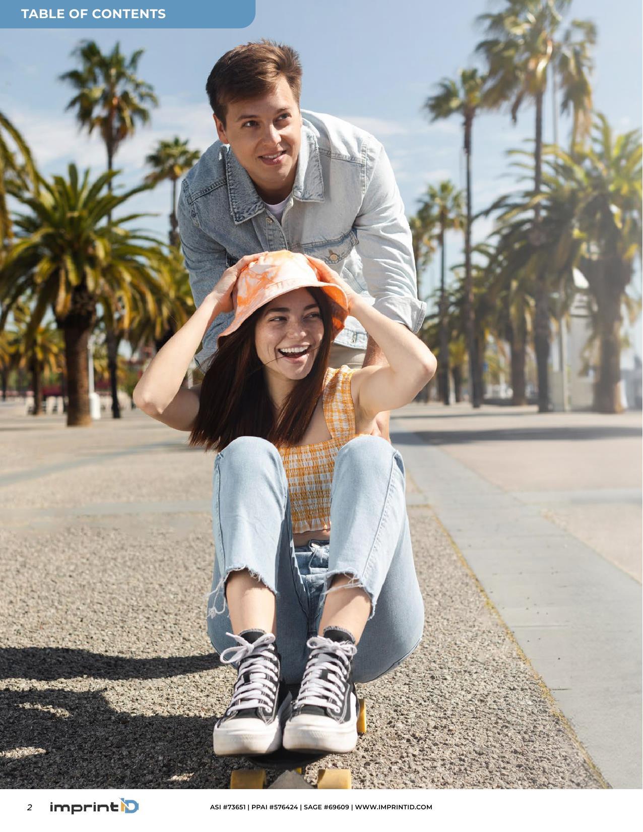 Custom products, sustainable swag, and premium brands for summer success.