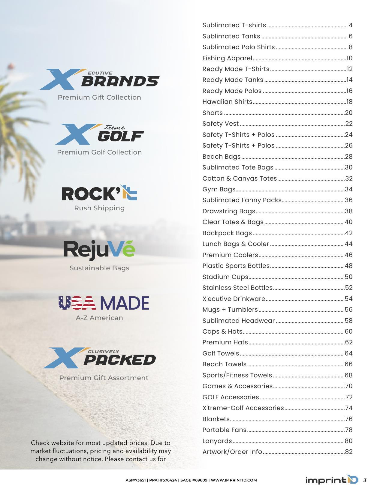 Custom products, sustainable swag, and premium brands for summer success.