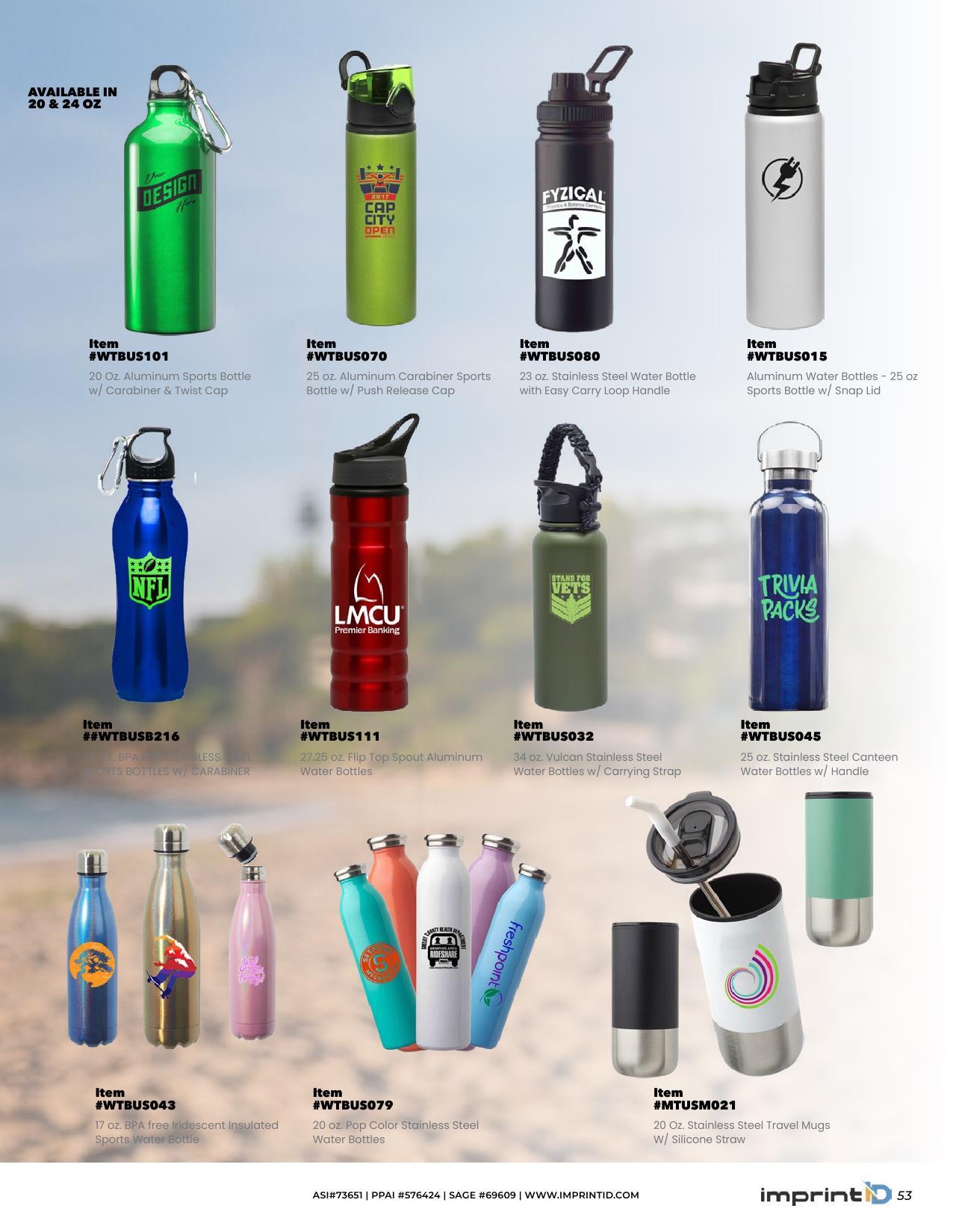 Custom products, sustainable swag, and premium brands for summer success.