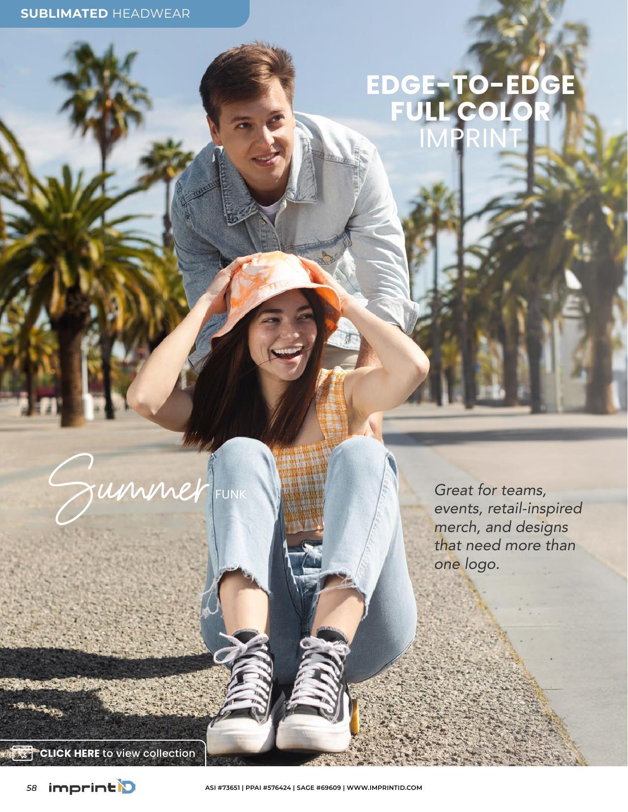 Custom products, sustainable swag, and premium brands for summer success.