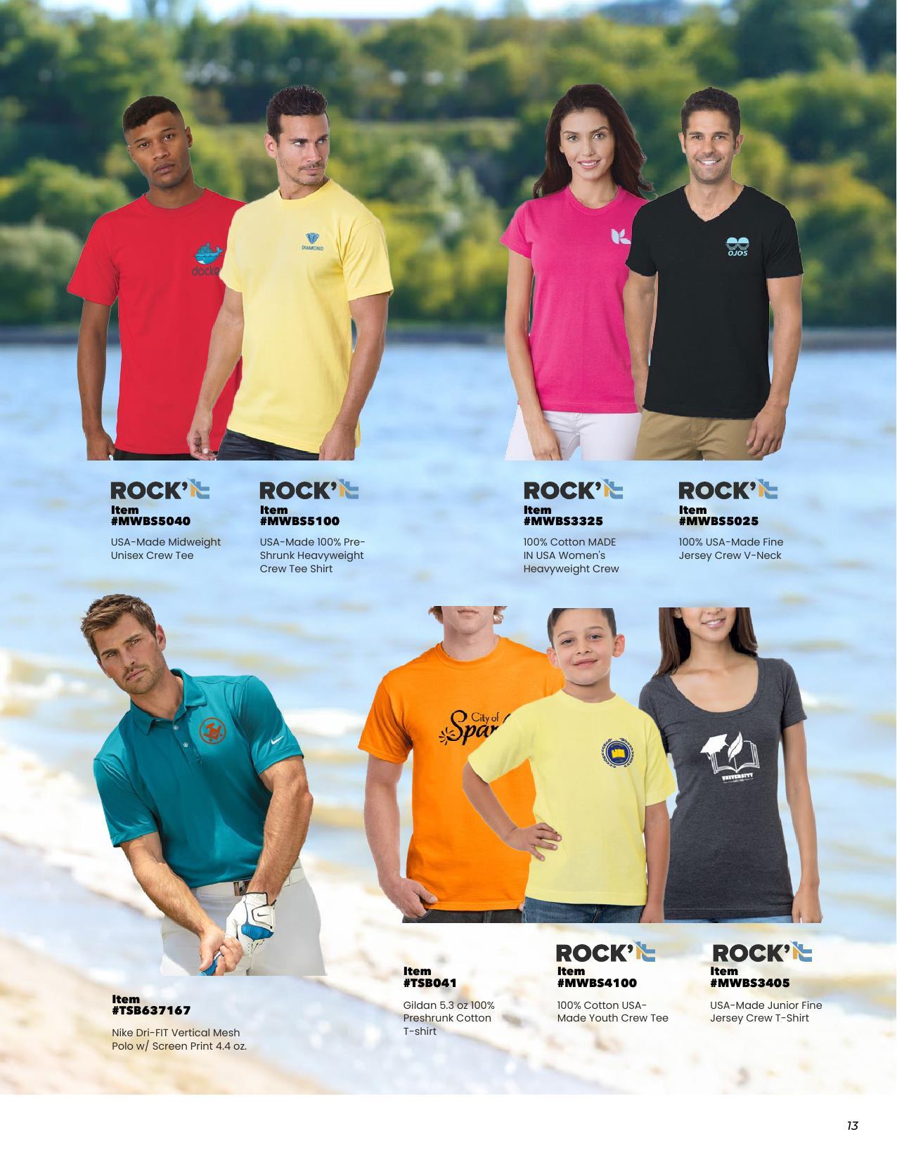 Custom products, sustainable swag, and premium brands for summer success.