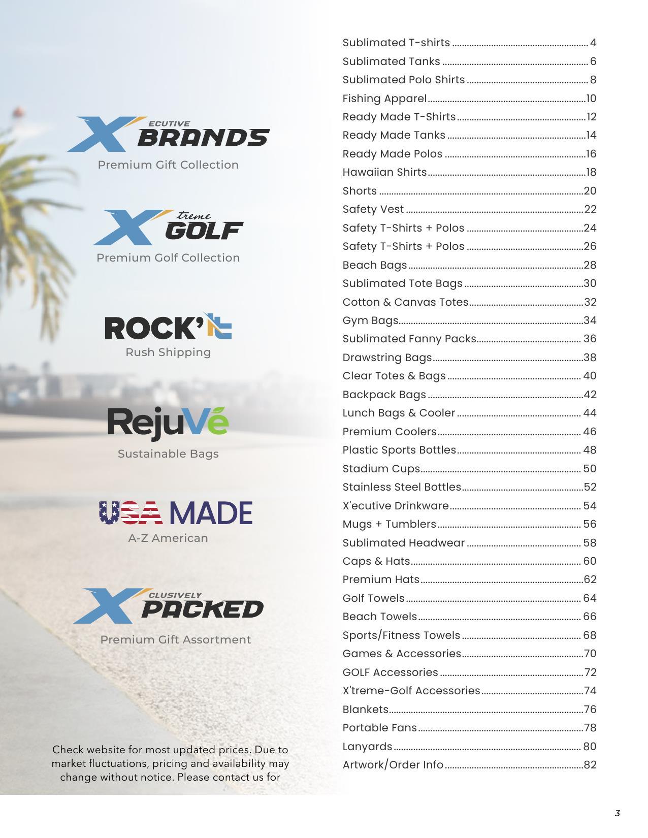 Custom products, sustainable swag, and premium brands for summer success.