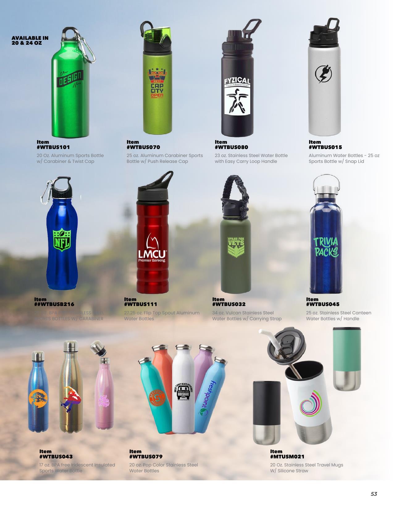 Custom products, sustainable swag, and premium brands for summer success.