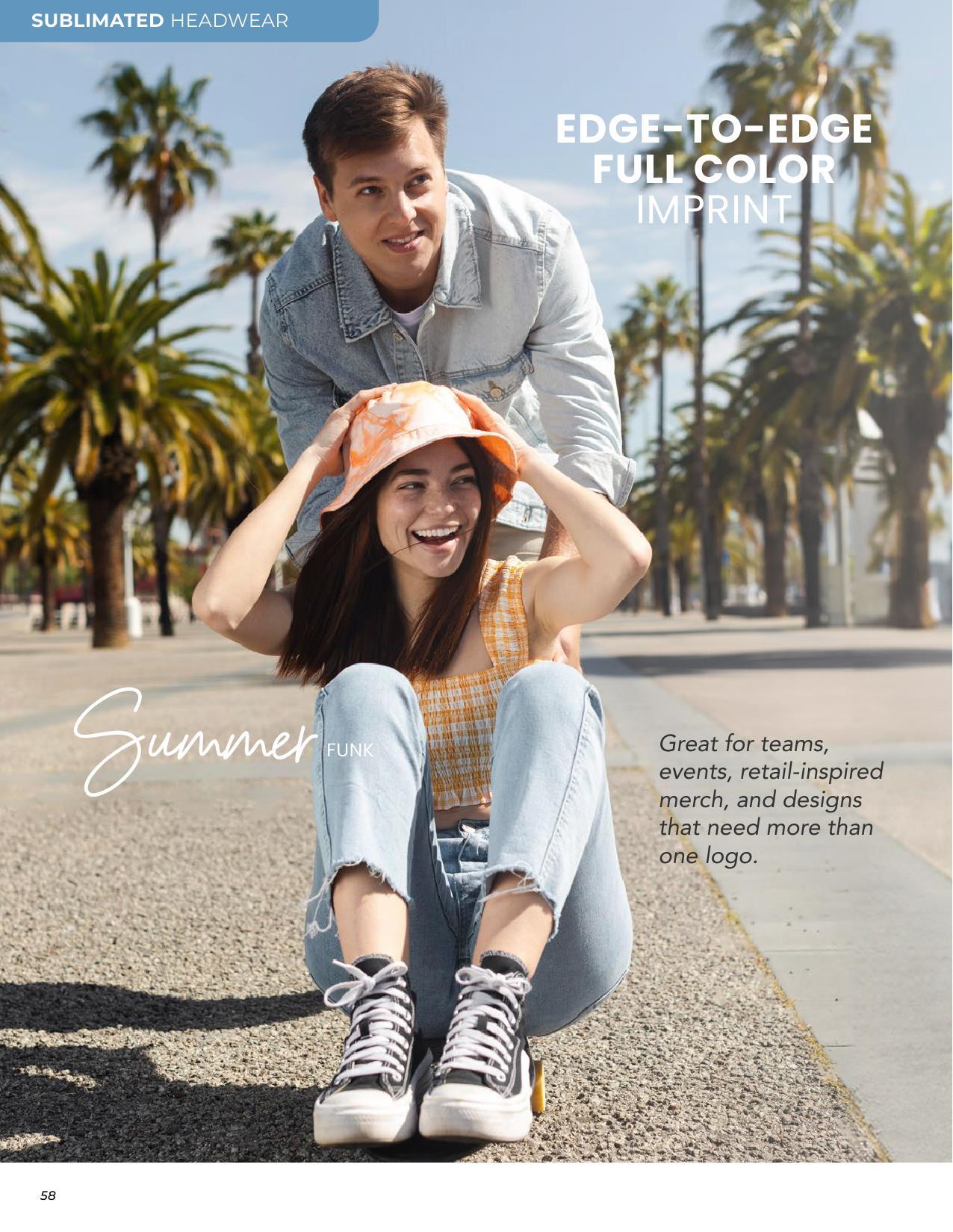 Custom products, sustainable swag, and premium brands for summer success.