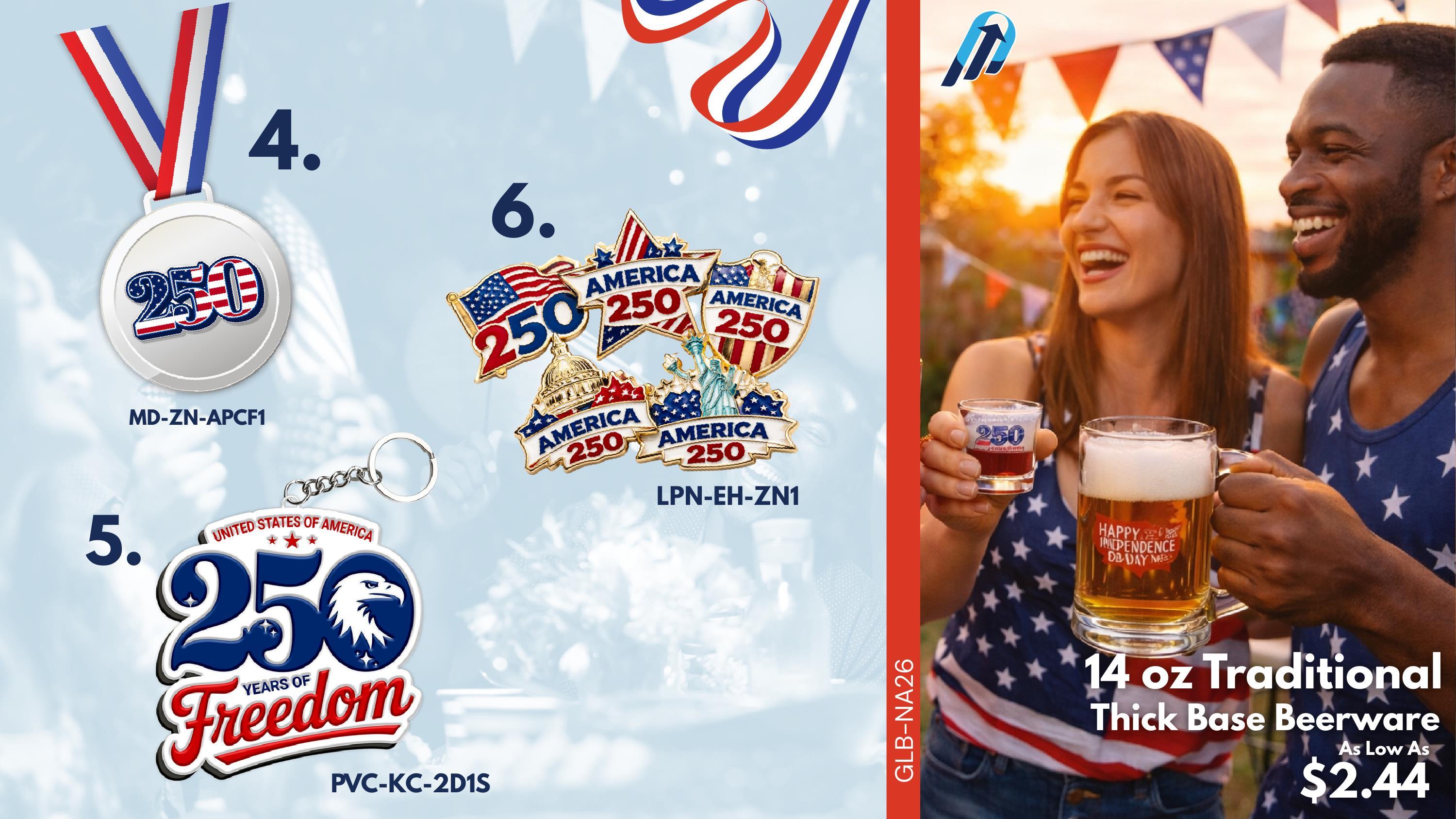 Get inspired and make this year one to remember with custom patriotic promo must-haves