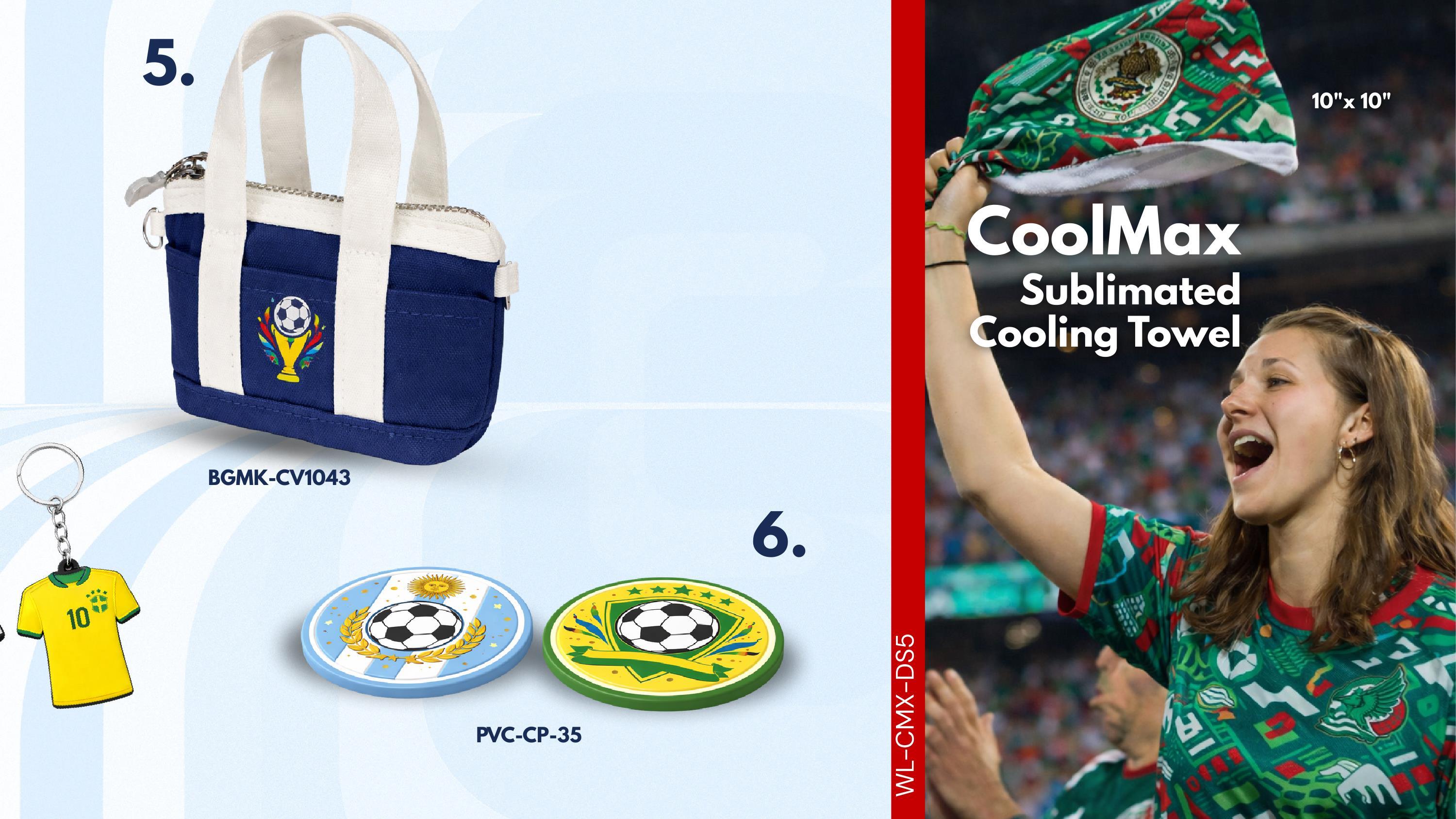 Get inspired this world cup by feeling like fan and looking like pro with these product ideas.