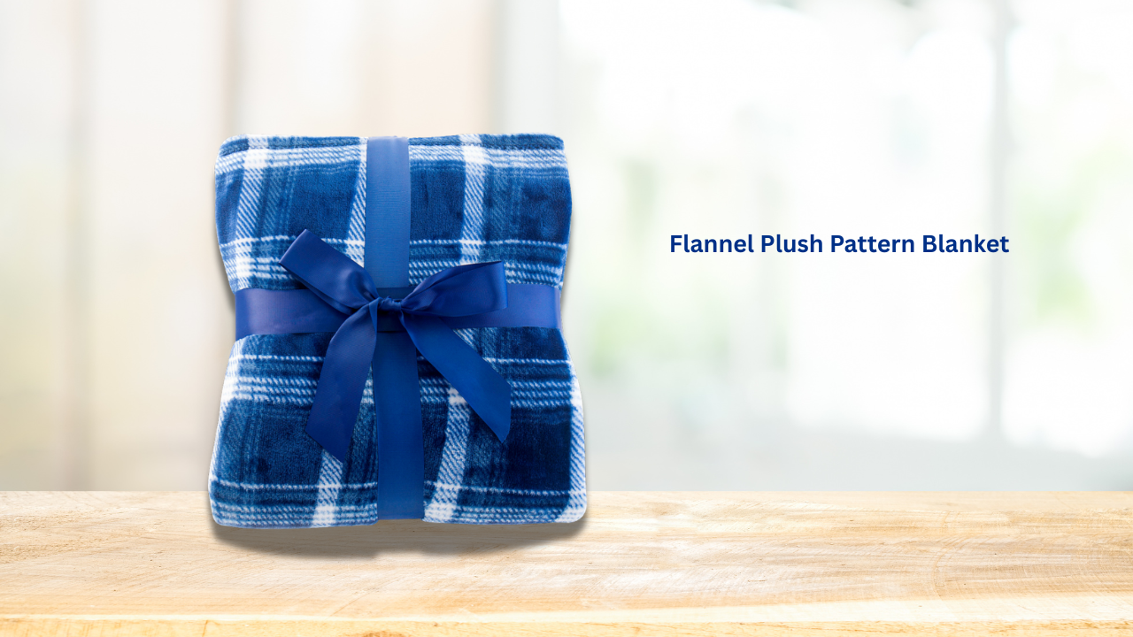 Flannel Plush Plaid Blanket