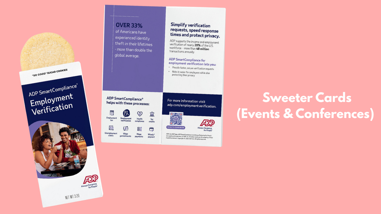 SWEETER CARDS – EVENTS &amp; CONFERENCES