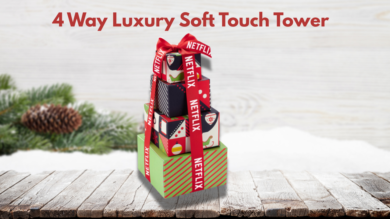 4 Way Luxury Soft Touch Tower