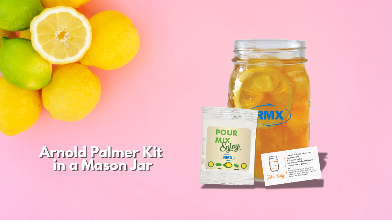 Arnold Palmer Kit in a Mason Jar