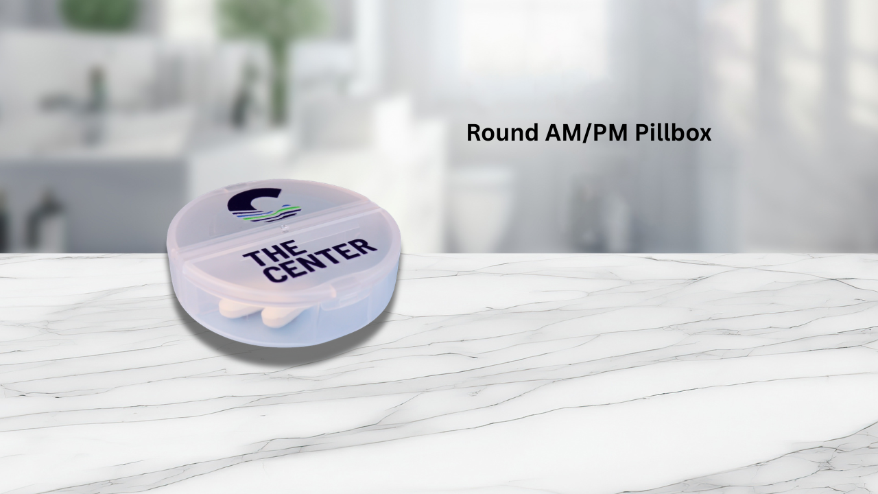 Round AM/PM Pillbox