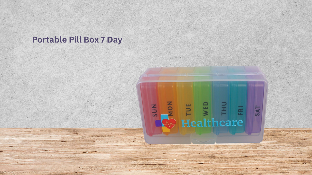 Portable Pill Box 7 Day