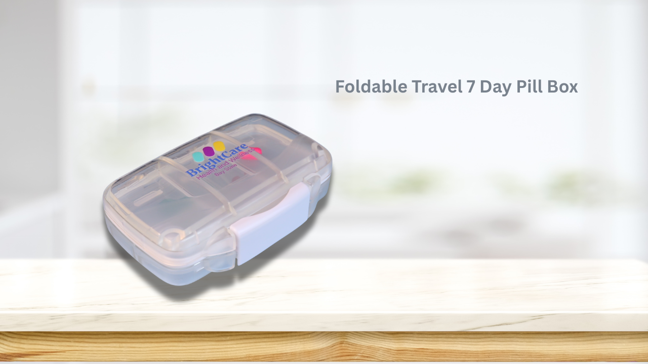 Foldable Travel 7 Day Pill Box