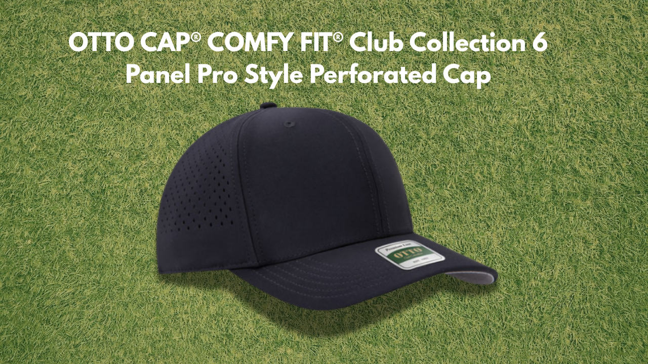 COMFY FIT Club Collection 6 Panel Pro Style Perforated Cap