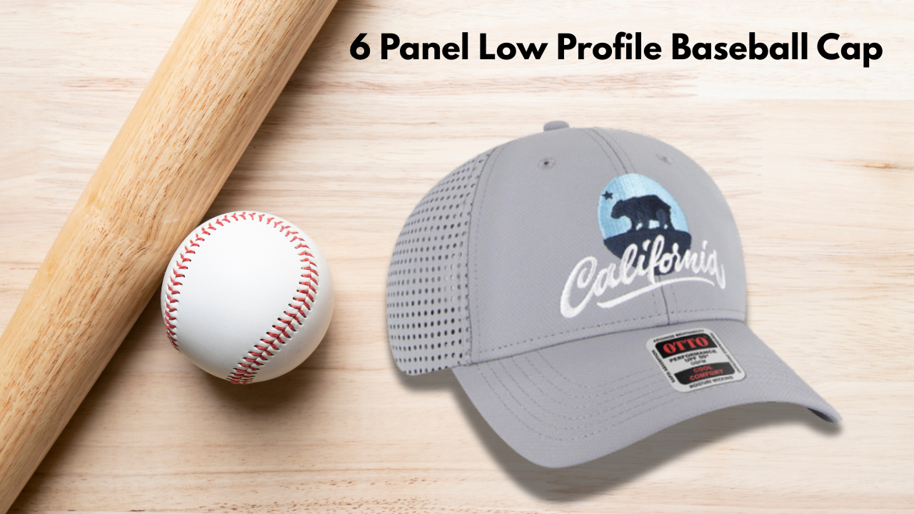 6 Panel Low Profile Baseball Cap