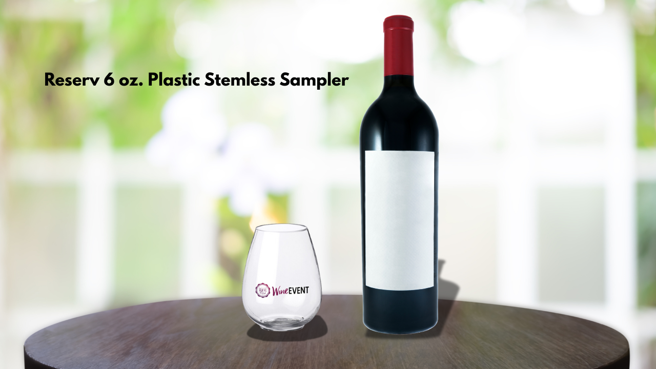 Reserv 6 oz. Plastic Stemless Sampler