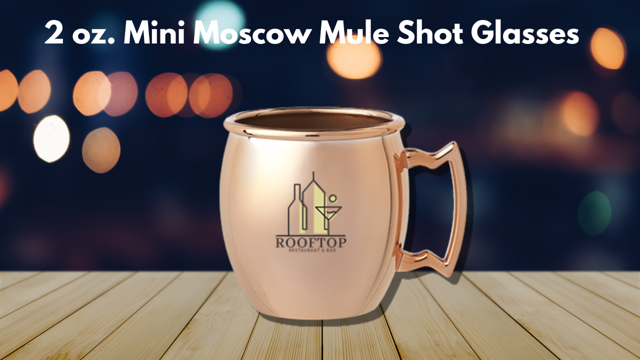2 oz. Mini Moscow Mule Shot Glass