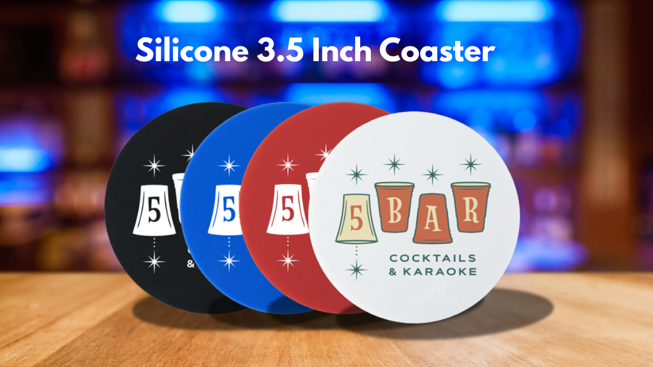 Silicone 3.5 Inch Coaster