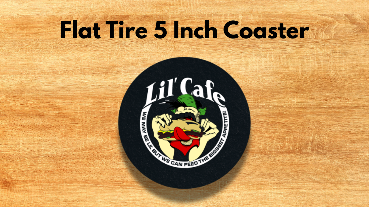 Flat Tire 5 Inch Coaster