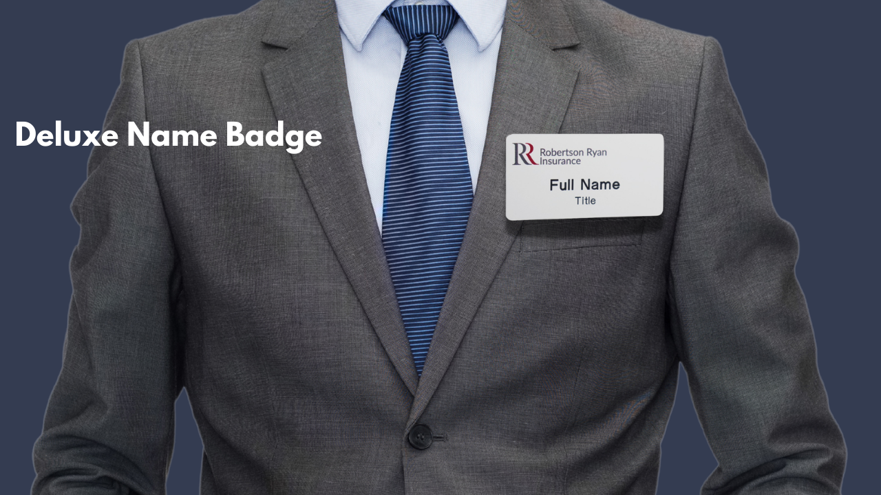 Deluxe Name Badge