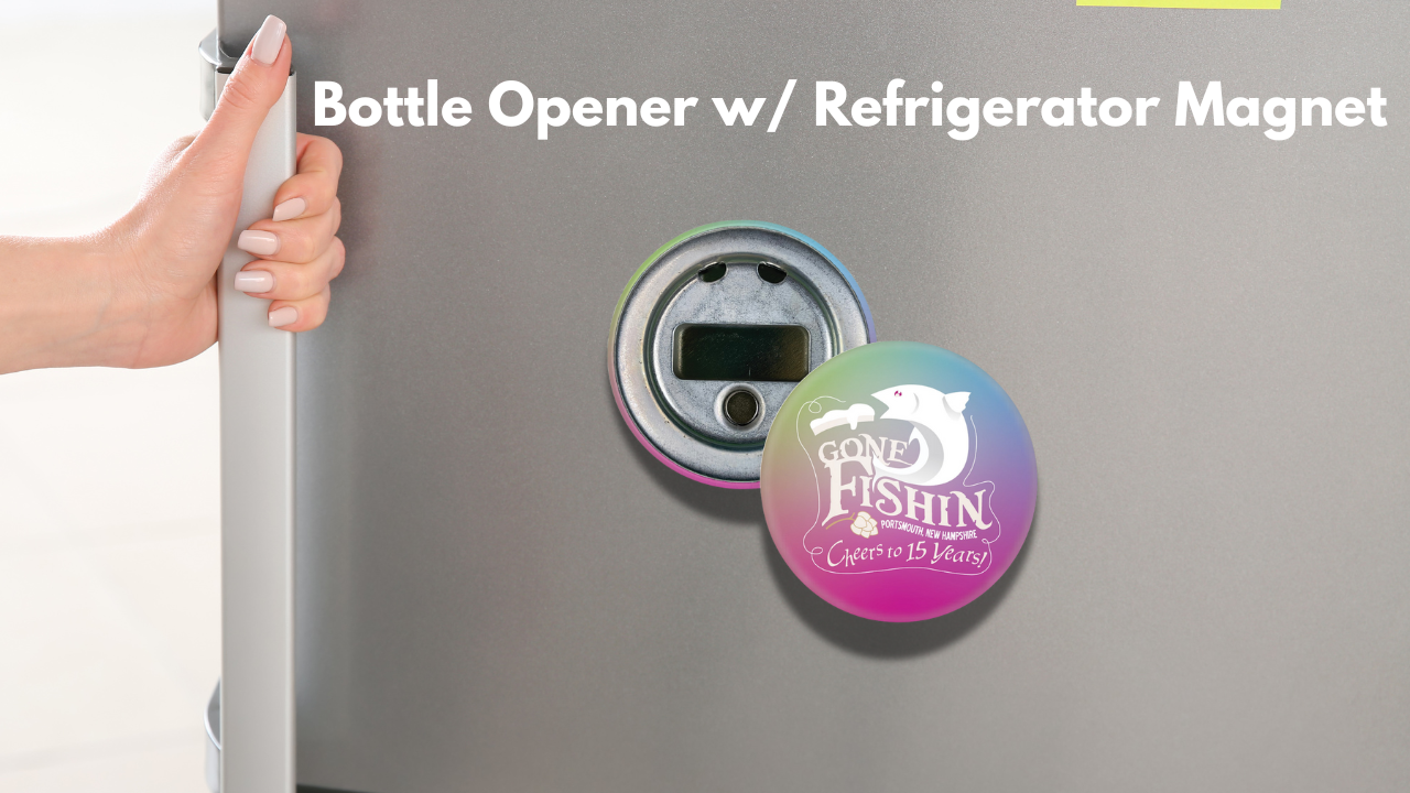 Bottle Opener with Refrigerator Magnet