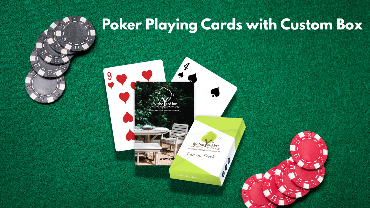 Poker Playing Cards with Custom Box