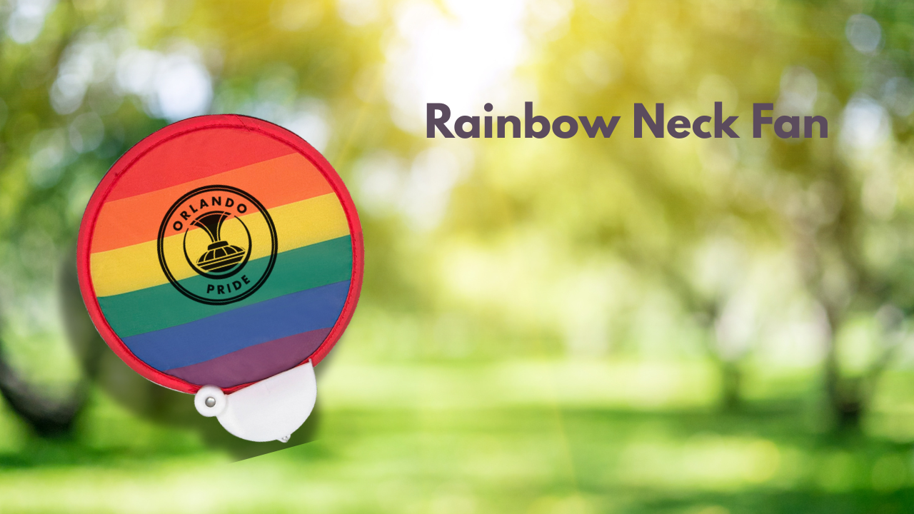 Rainbow Neck Fan (PRF817)