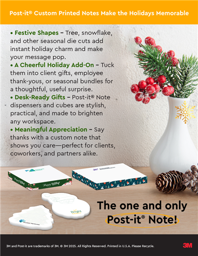 The One &amp; Only Post-It Note for all your Holiday Gift Needs!